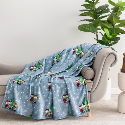 snuzzle™ - Peanuts Holiday Plush Throw Blanket