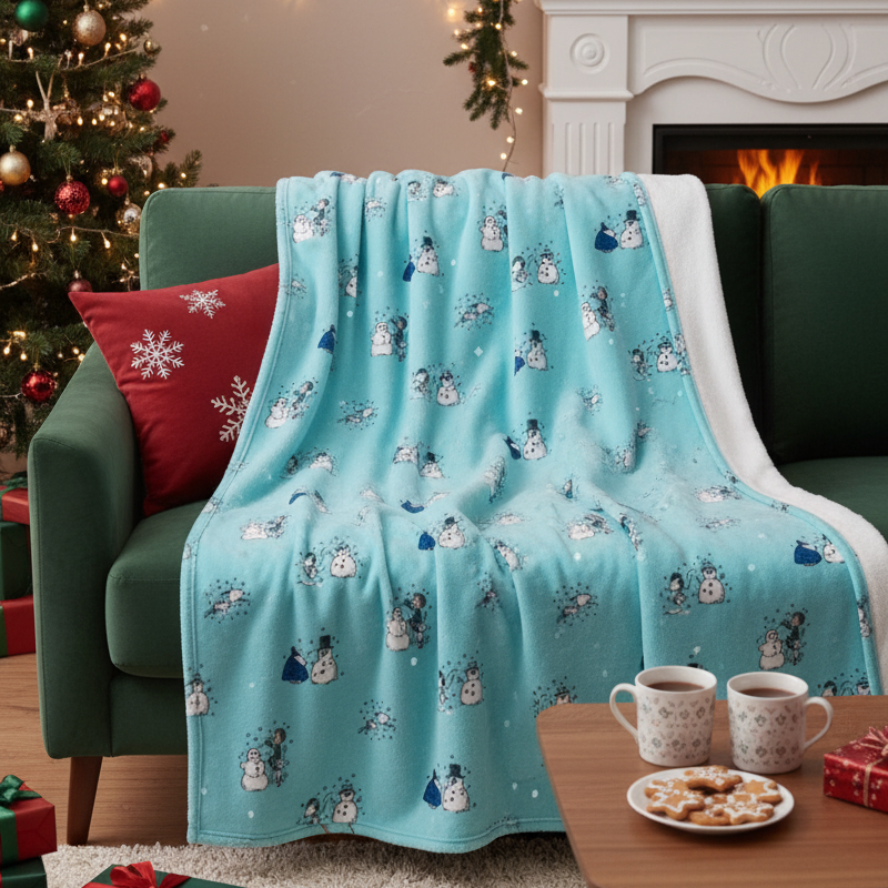 snuzzle™ - Peanuts Holiday Plush Throw Blanket